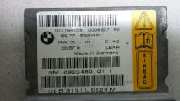 BMW BMW 7 series E65 safety module 6577-6920480 air control unit SRS — thumbnail 6