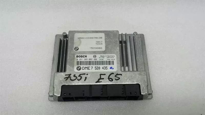 BMW BMW 7 series E65 Engine ECU 7520435 Engine Control Unit DME 735i 745i