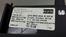 AUDI Audi A6 4F RHD Cup holder 4F2862534B right handlebar — thumbnail 10