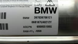 BMW BMW 5 Series E60 E61 Dashboard Safety Module 397039708121 Module — thumbnail 3