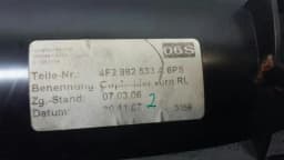 AUDI Audi A6 4F RHD cup holder 4F2862533A right-hand drive walnut — thumbnail 6