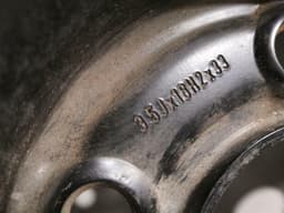 JAGUAR JAGUAR XJ X308 Spare Steel Wheel MMD6119AA Emergency Wheel Spare Wheel Replacement Wheel X300 XK8 — thumbnail 3