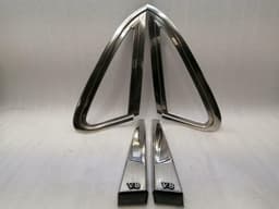 JAGUAR JAGUAR XJ X308 Chrome Body Moulding Set HNA6081AF Bar Set V8 Daimler Pillar — thumbnail 8