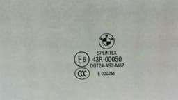 BMW BMW 5 Series E60 Door Window Front Left 51337110633 Left Front Door Glass — thumbnail 4