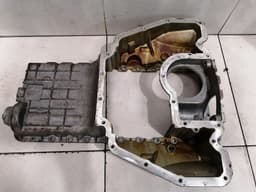 BMW BMW 7 series E65 facelift oil sump 11137546655 oil tub 11137544595 n62 — thumbnail 3