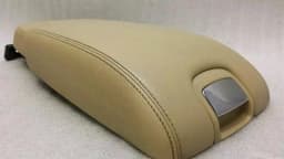JAGUAR JAGUAR XJ6 X350 Beige Leather Console C2C19083LJG Champagne Center Armrest XJ — thumbnail 3