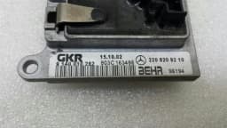 MERCEDES-BENZ Mercedes S-class W220 S320 CDI fan controller A2208209210 heater resistor — thumbnail 3