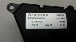 MERCEDES-BENZ Mercedes S-class W221 seat switch rear left A2218709658 RLH seat switch — thumbnail 3