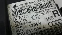 AUDI Audi A4 8K RHD right headlight halogen right hand drive — thumbnail 5