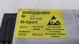 BMW BMW M5 E61 E60 shift centre centre console control unit 9151546 ECU switch block — thumbnail 2