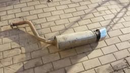 JAGUAR Jaguar XJ X351 left exhaust silencer C2D2953 exhaust silencer left 3.0D — thumbnail 2