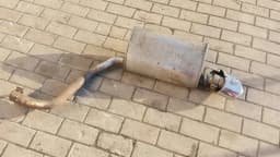 JAGUAR JAGUAR XJ X351 Right Exhaust Silencer C2D2951 Exhaust Muffler RE 3.0D — thumbnail 2