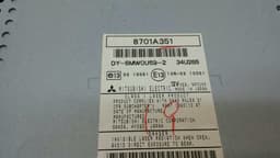 MITSUBISHI Mitsubishi Lancer X CD player 8701A351 audio system controller head unit — thumbnail 2