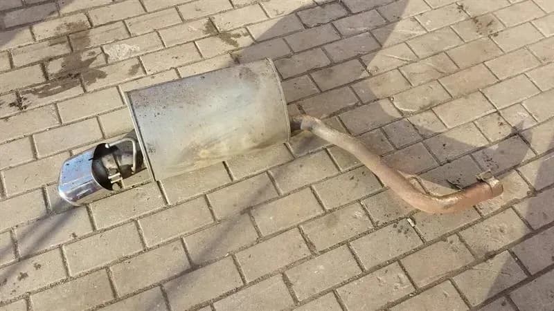 JAGUAR Jaguar XJ X351 left exhaust silencer C2D2953 exhaust silencer left 3.0D