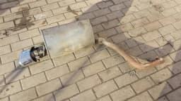 JAGUAR Jaguar XJ X351 left exhaust silencer C2D2953 exhaust silencer left 3.0D — thumbnail 7