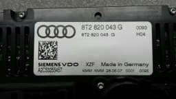 AUDI Audi S5 8T RHD Car Climate Control 8T2820043G Right Handlebar — thumbnail 3