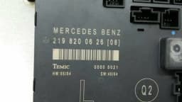 MERCEDES-BENZ Mercedes CLS W219 front left door module A2198200626 door control unit left — thumbnail 3