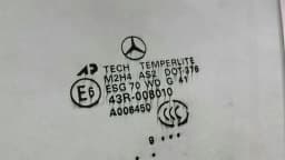 MERCEDES-BENZ Mercedes GL X164 door window front left A1647250910 left front door glass — thumbnail 3