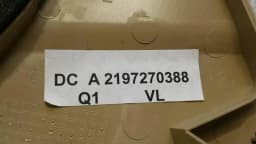 MERCEDES-BENZ Mercedes CLS W219 Harman Cardon Speaker Cover Left A2197270388 Cover — thumbnail 6