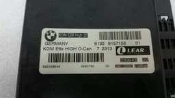 BMW BMW 5 Series E61 E60 Body Control Unit 9157155 Getaway Module KGM — thumbnail 2