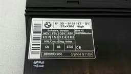 BMW BMW 5 Series E61 E60 KBM modules 9151517 control unit body — thumbnail 3