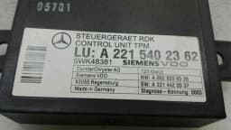 MERCEDES-BENZ Mercedes CL W216 Tyre pressure module A2215402362 tire pressure control unit — thumbnail 5