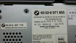 BMW FAULTY BMW E46 navigation monitor 65526971855 nav display picture shirt NOT WORKING — thumbnail 5