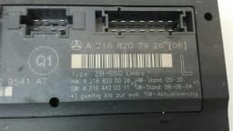 MERCEDES-BENZ Mercedes CL W216 Left Comfort Module A2168207926 Seat Control Unit Left — thumbnail 3