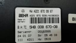 MERCEDES-BENZ MERCEDES CL W216 W221 AC MODULE A2218709987 AIR CONDITIONING CONTROL UNIT — thumbnail 3