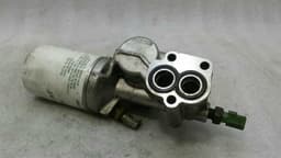 JAGUAR Jaguar XJ X350 X358 oil filter housing 2W93-6A644-AC oil cooler holder 4.2 V8 — thumbnail 1