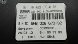 MERCEDES-BENZ Mercedes CL W216 AC heater control module A2218704192 air conditioning control unit — thumbnail 2