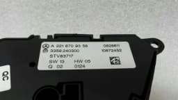 MERCEDES-BENZ Mercedes CL W216 W221 switch block switch A2218709358 right seat switch — thumbnail 6