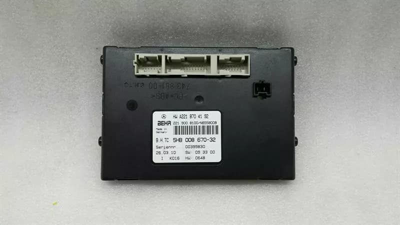 Mercedes CL W216 AC heater control module A2218704192 air conditioning control unit