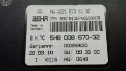 MERCEDES-BENZ Mercedes CL W216 AC heater control module A2218704192 air conditioning control unit — thumbnail 5