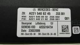 MERCEDES-BENZ Mercedes S-class W221 air suspension control unit A2215408245 air suspension modules — thumbnail 4