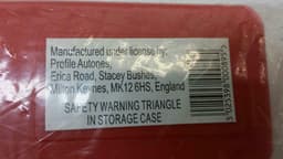 BMW BMW 3 Series F30 WARNING TRIANGLE 27R033912 Triangle and West — thumbnail 4