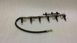 BMW BMW Z4 E85 E86 Fuel Rail with injector 7531634 injection strip pipe distributor — thumbnail 2