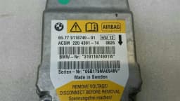 BMW BMW Z4 E85 E86 Safety Module ECU 65779118749 Air Control Unit SRS — thumbnail 3