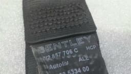 BENTLEY Bentley Continental GT RHD right front seat belt 3W2857706C right hand drive. — thumbnail 6