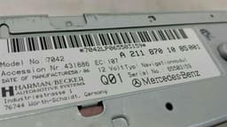 MERCEDES-BENZ MERCEDES SL R230 DVD ROM A2118701085 SAT NAV COMPUTER NAVIGATION — thumbnail 3