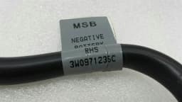 BENTLEY Bentley Continental GT Negative Battery Cable 3W0971235C Battery Wiring Harness — thumbnail 5