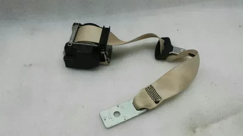 BMW BMW 7 Series E65 E66 Seat Belt Strap Rear Center 9132855 Rear Seatbelt Beige