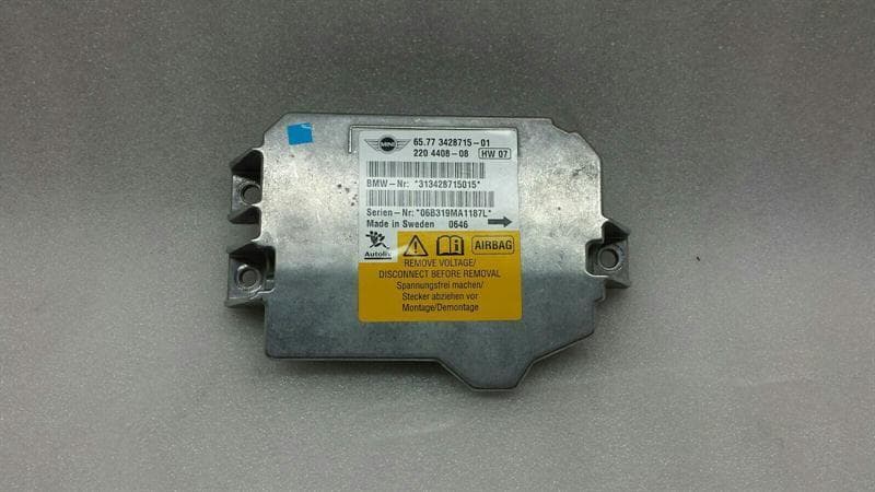 MINI MINI COOPER S R56 Safety Module ECU 65773428715 Air Control Unit SRS