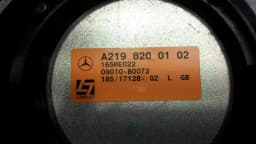 MERCEDES-BENZ Mercedes CLS W219 door speaker A2198200102 door speaker logic 7 L7 HK left — thumbnail 4