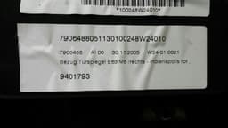 BMW BMW 6 Series E64 E63 M6 Door Card FRH 51417900398 Full Leather RHD RIGHT HANDLEBAR — thumbnail 8