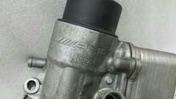 MERCEDES-BENZ Mercedes W176 A45 AMG Oil Cooler Holder A1331800210 Oil Filter Housing M270 — thumbnail 6