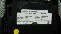 MERCEDES-BENZ Mercedes CL W216 Switch A2218707558 Main Navigation Comand Controller W221 — thumbnail 8