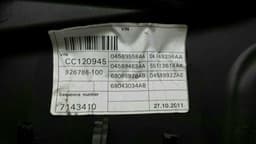 JEEP Jeep Cherokee Right Rear Door Winder 68079288AA Window Regulator Rear Right 2013 — thumbnail 2