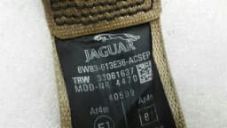 JAGUAR JAGUAR XKR XK X150 Seat Belt 6W83-613E36-ACSEP Rear Seatbelt CARAMEL — thumbnail 6