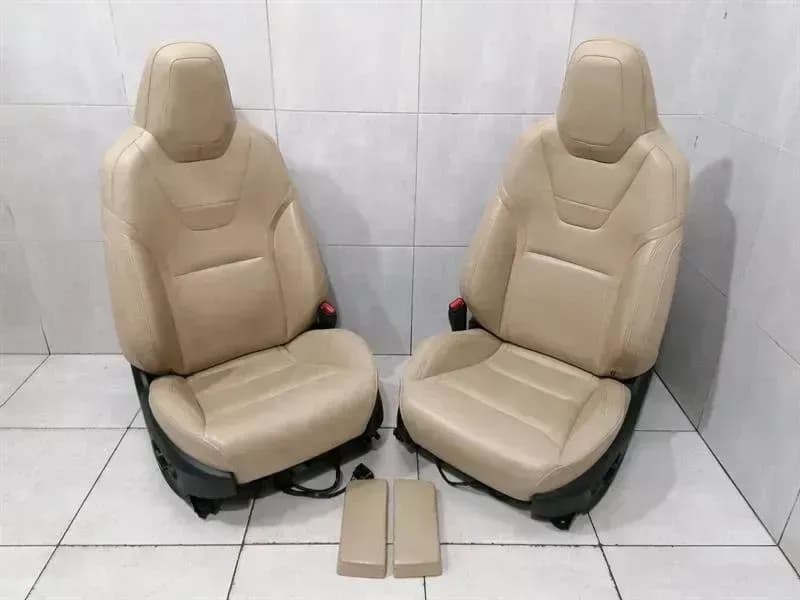 TESLA Tesla Model S 70 seat NAPPA MOJAVE BEIGE front seat set